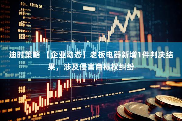 迪时策略 【企业动态】老板电器新增1件判决结果，涉及侵害商标权纠纷