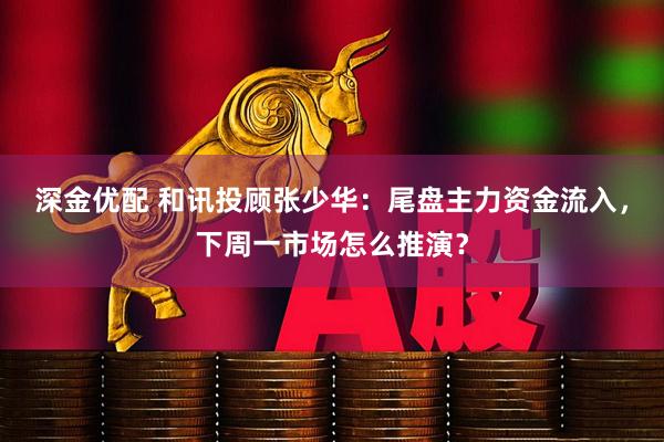 深金优配 和讯投顾张少华：尾盘主力资金流入，下周一市场怎么推演？