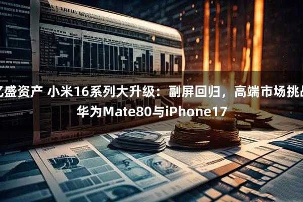 亿盛资产 小米16系列大升级：副屏回归，高端市场挑战华为Mate80与iPhone17